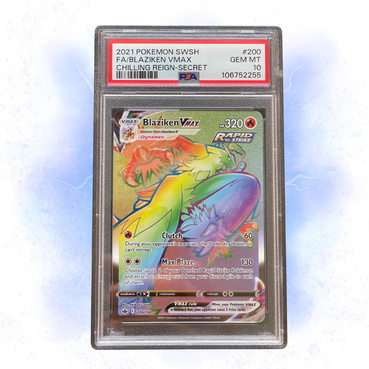 BLAZIKEN VMAX (CRE 200) PSA 10