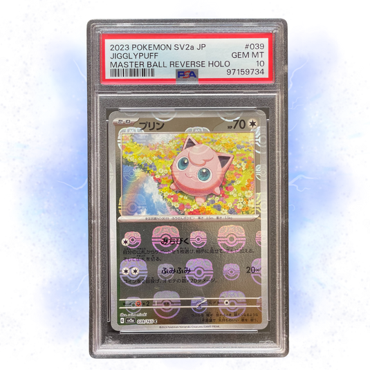 JIGGLYPUFF MASTERBALL (sv2 039) PSA 10